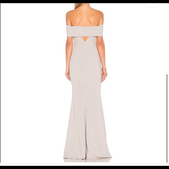 Katie May Legacy Gown in Dove Crepe - Picture 2 of 5